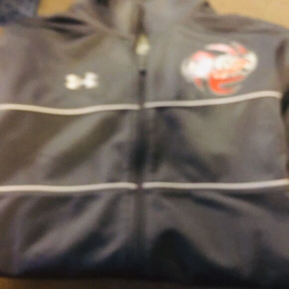 Under Armour Gray Athletic Jacket Small Petite - Picture 8 of 8